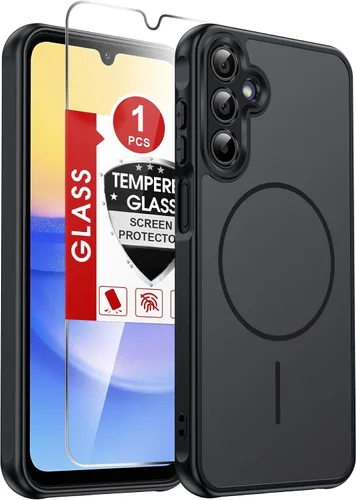 Vista 158 de LeYi Funda para teléfono Samsung-S23: protector de pantalla e imán MagSafe Púrpura