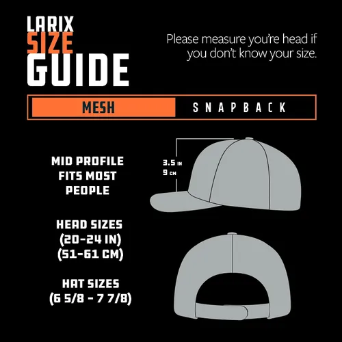 Vista 3 de Larix Wild Moon Design Gorra de camionero Snapback