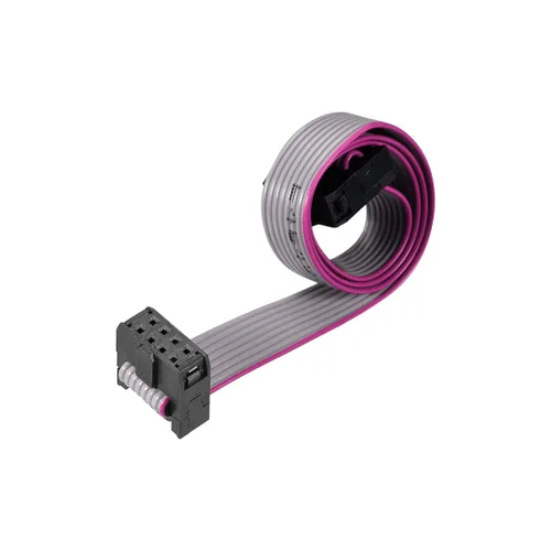 Vista 11 de uxcell Longitud plana de la echada los 11.8 in de la echada los 11.8 in del conector 6Pins 8.3 ft m del conector FC/FC del alambre de IDC