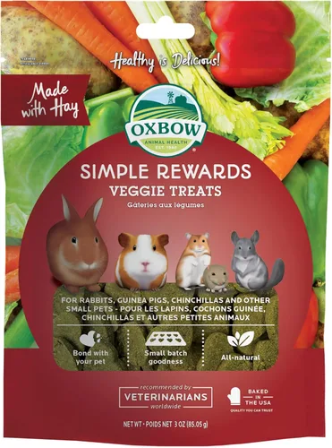 Vista 21 de Oxbow Simple Rewards - Golosinas de conejillo de indias y conejos, plátano