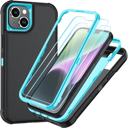 Vista 36 de SunStory Funda compatible con iPhone 11 con protector de pantalla HD, 3 capas de alta resistencia de cuerpo completo, funda protectora híbrida 3