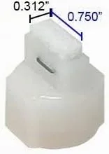 Vista 4 de ESI Aplicador de punta de fieltro 0.750" x 0.312" con botella para dispensar líquidos. Múltiples opciones de flujo. Aplica materiales como
