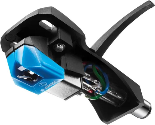 Vista 2 de Audio-Technica AT-VM95C/H Kit Combo de carcasa/cartucho para tocadiscos azul