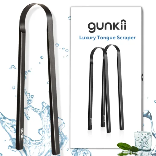 Vista 9 de Raspador de lengua, limpiador de lengua para adultos y niños, combate el mal aliento, raspador de lengua de metal, ideal para cuidado bucal, higiene