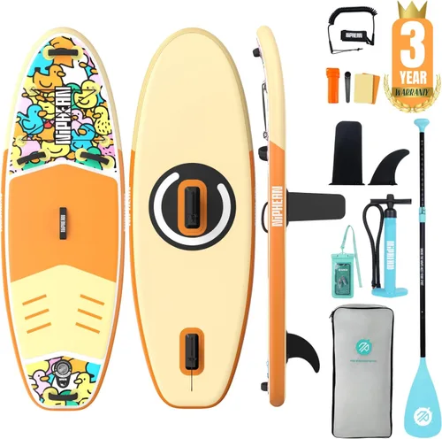 Vista 21 de Niphean 10' Inflatable Paddle Board, Ultra-Light SUP for Beginners