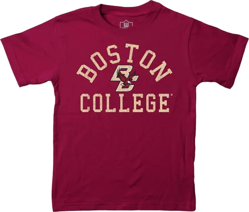 Vista 89 de Wes and Willy Camiseta de algodón orgánico de manga corta para niños de la NCAA