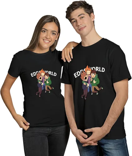 Vista 5 de E%DDS%World Shirt Unisex Animated Merch for Women Men Teen Soft Fabric - 0001.TS