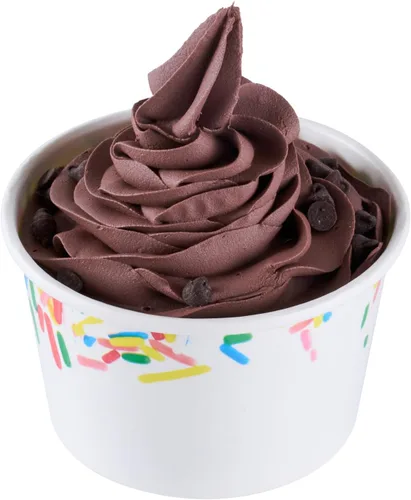 Vista 88 de Restaurantware Coppetta - Vasos de postre de 3 onzas, 50 tazas desechables para helado, tapas se venden por separado, cuencos de papel a cuadros