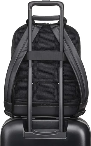 Vista 5 de Moleskine Mochila de negocios para hombre, almacenamiento de PC de 15 pulgadas, para hombre, Negro (Negro 19-3911tcx)