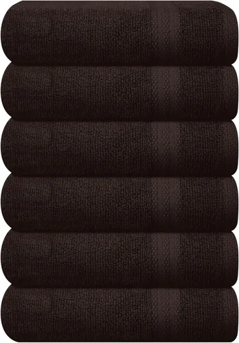 Vista 36 de GLAMBURG Juego de 2 Sábanas de Baño Extra Grandes de Algodón Premium de 700 GSM - 100% Algodón Peinado - 2 Sábanas de Baño 35x70 pulgadas - Calidad