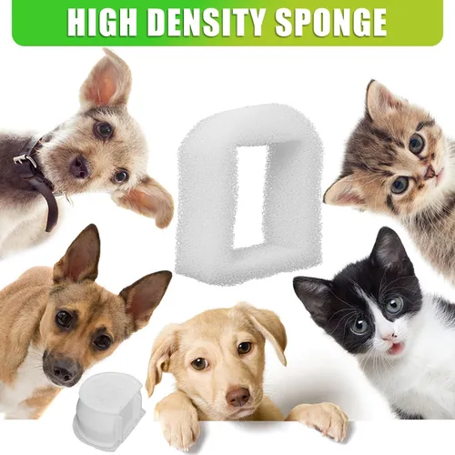 Vista 7 de Filtros de fuente de agua de repuesto para gatos para mascotas compatibles con fuente Drinkwell Petsafe de acero inoxidable 360 Avalon, Pagoda