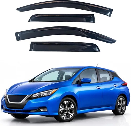 Vista 181 de Visera de ventana IG para Ford Focus Sedán y Hatchback 2012-2018, Protector de ventana lateral para lluvia y viento estilo Mugen, extra duradero