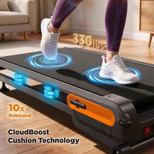 Vista 10 de Vitalwalk Walking Pad with Incline Portable Treadmills for Home Small Space