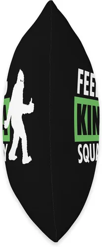 Vista 2 de Funny Bigfoot Apparel and Designs Bigfoot Funny Feeling Kinda Squatchy Sasquatch - Almohada de 16 x 16 pulgadas, multicolor