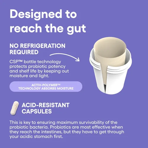 Vista 5 de Physician's CHOICE Prebiótico-probiótico - Probióticos multicepa y prebióticos sinérgicos - Diseñado para la salud digestiva, apoyo al microbioma