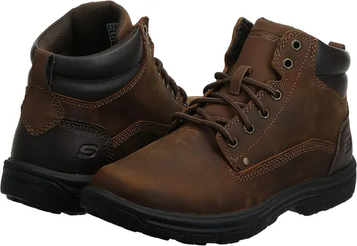 Vista 7 de Skechers - Botas de senderismo para hombre color granate