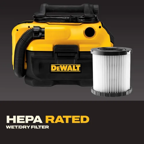 Vista 13 de DeWalt DCV581H Aspiradora para agua y polvo con cable o inalámbrica con batería de 18/20 voltios MAX