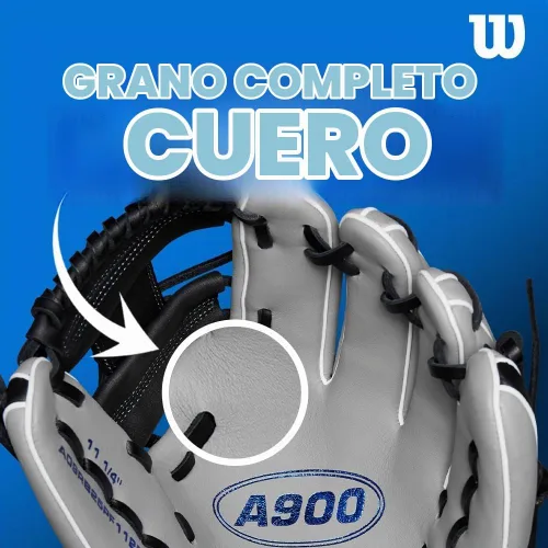Vista 7 de Wilson A900 Youth Baseball Glove + Mitt Ages 8-12 Right + Left Hand Throw Multiple Styles