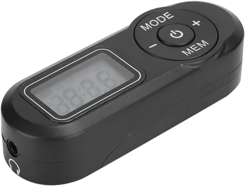 Vista 8 de LJCM Radio FM portátil negra, DSP 1.1 pulgadas LCD Digital FM Radio reproductor de música con auriculares para caminar, trotar, hacer ejercicio