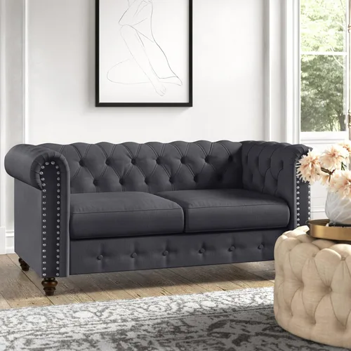 Vista 3 de Michanco Juego de 4 patas de madera para muebles de 3 pulgadas, patas de repuesto para sofá otomano