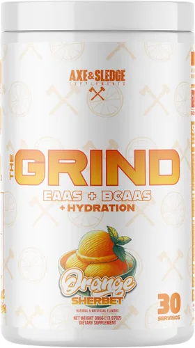 Vista 8 de Axe & Sledge The Grind Essential Aminoácidos Polvo EAA y BCAA Recuperación muscular y electrolitos para hidratación Sin estimulantes, vegano