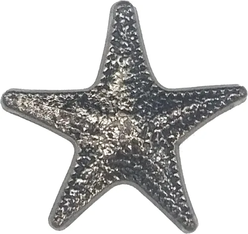 Vista 11 de 1 perilla de cajón Coastal Collecton Starfish en latón antiguo