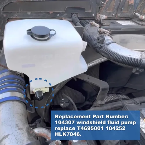Vista 5 de 104307 T4695001 104252 Reemplazo de la bomba de líquido para limpiaparabrisas de camión Kenworth T880 T680 y Peterbilt 320 330 335 340 357 362 365