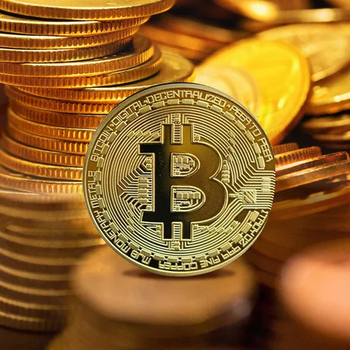 Vista 5 de Moneda Bitcoin de 12 piezas, fichas conmemorativas físicas de Bitcoin doradas con funda protectora, coleccionables de criptomonedas Blockchain