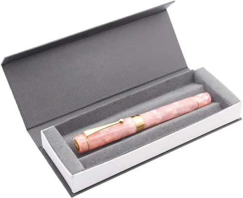 Vista 5 de Gullor Pluma estilográfica ligera en caja de regalo, incluye convertidor, barril de resina, color A
