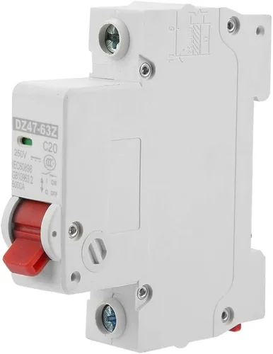 Vista 4 de DZ47-63Z-1P - Interruptor de aire para sistema fotovoltaico de autobús de energía solar (20 A, CC)