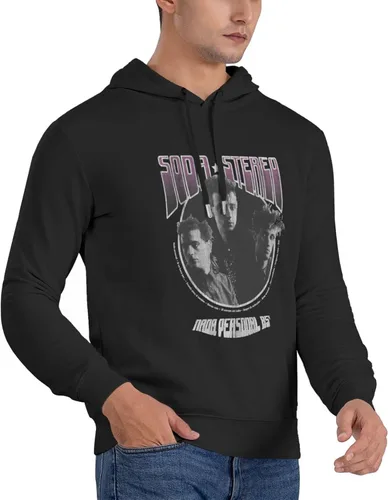 Vista 2 de Taijlao Soda Stereo Man'S Hoodie Sweatshirt Long Sleeve Casual Light Pullover Cotton Breathable Sweatshirt