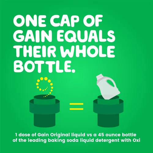 Vista 4 de Gain Aroma Boost - Detergente líquido para ropa, original, 32 cargas de 50 onzas líquidas (el embalaje puede variar)