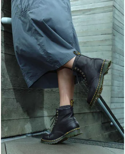 Vista 3 de Dr. Martens Botas de cuero 1460 Warmwair Grizzly unisex para adultos
