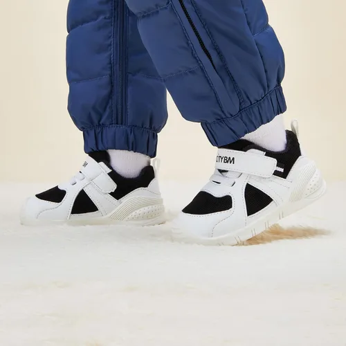 Vista 2 de BMCiTYBM Zapatos de bebé para niño y niña, zapatos de invierno cálidos antideslizantes para primeros pasos de 6 a 24 meses