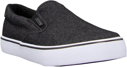 Vista 2 de Lugz Mens Clipper Wide Slip On Sneakers Shoes Casual - Black
