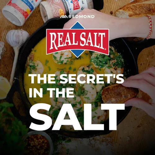 Vista 6 de Redmond Real Sea Salt - Natural sin refinar Kosher, sin gluten, coctelera de 10 onzas
