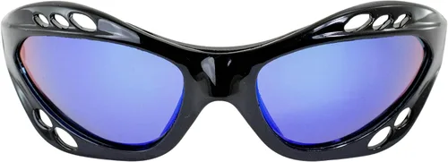Vista 2 de Hurricane Eyewear Gafas flotantes polarizadas para motos acuáticas de categoría 4, marcos acolchados negros con revestimiento antivaho