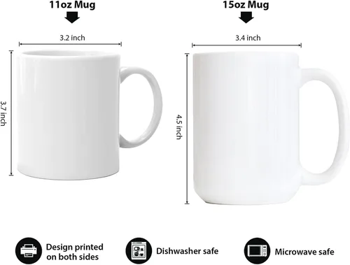 Vista 6 de Taza de café con texto en inglés "Because Of You I Laugh", regalo para mujeres, mejores amigas, mejores amigas, tazas personalizadas de amistad