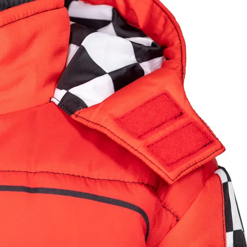 Vista 6 de Disney Cars Lightning McQueen - Abrigo de invierno con cremallera para cosplay