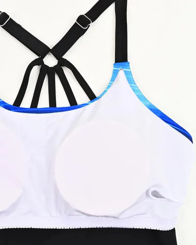 Vista 5 de Holipick Traje de baño tankini para mujer, sin parte inferior