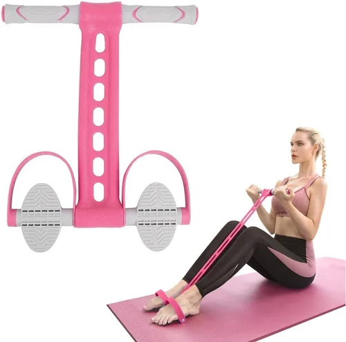 Vista 5 de Banda de resistencia para pedal de yoga, cuerda elástica, equipo de ejercicio para sentarse en casa, gimnasio, brazo, abdominales