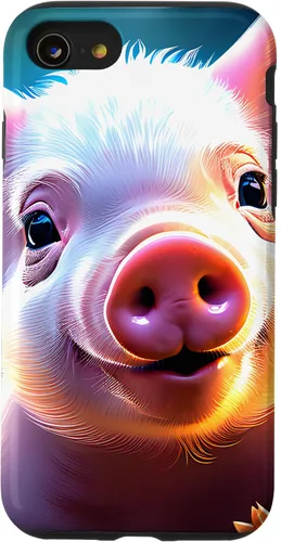 Vista 13 de Funda de cerdo artístico para iPhone 15