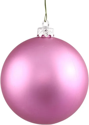 Vista 10 de Vickerman Adorno de bola de Navidad inastillable con acabado de lentejuelas con tapa perforada, 6 por bolsa, 4 pulgadas, color negro
