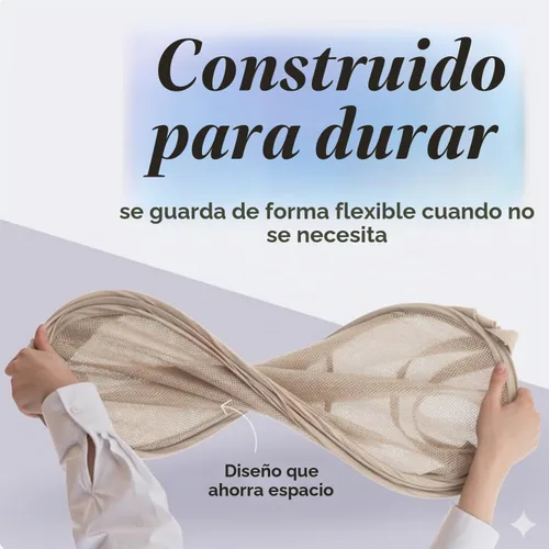 Vista 4 de Handy Laundry - Cesta de lavandería plegable de malla emergente con abertura ancha y bolsillo lateral - Diseño transpirable, resistente, plegable