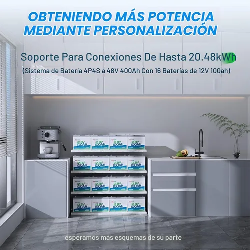 Vista 5 de Redodo - Batería Group24 LiFePO4 de 12,8 V y 100 Ah para motor de arrastre (2 unidades)