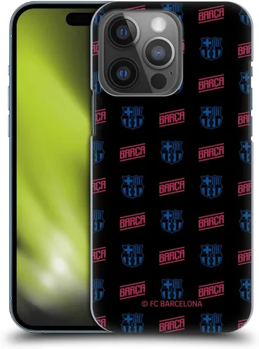 Vista 9 de Head Case Designs Funda rígida con licencia oficial del FC Barcelona con logotipo y patrón de Forca Barca compatible con Apple iPhone 14 Pro