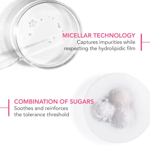 Vista 4 de Bioderma - Sensibio - Agua Micelar H2O - Limpiador Desmaquillante - Limpiador Facial para Piel Sensible