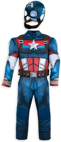Vista 2 de Marvel Disfraz del Capitán América para niños