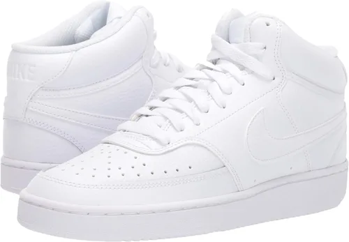 Vista 7 de Nike Tenis Court Vision Mid para mujer, NegroBlanco, 7
