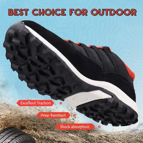 Vista 2 de UOVO Boys Shoes Boys Sneakers Boys Hiking Tennis Running Shoes Kids Waterproof Athletic Outdoor Sneakers Non-Slip Comfortable(LittleBig Boys)